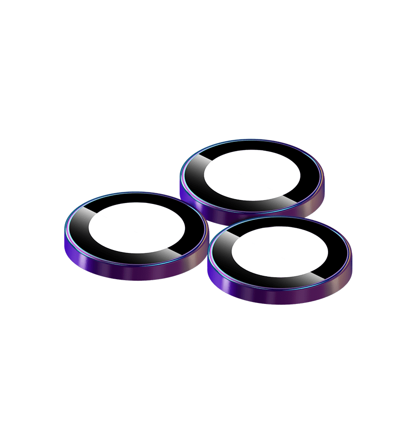 iPhone 16 Pro/16 Pro Max MVR Sapphire Camera Armour Lens - Iridescent | Scratch-Resistant, Perfect Fit Design image 1