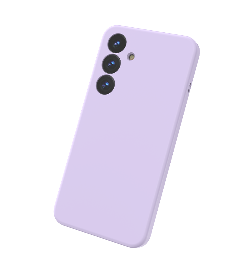 Smasung Galaxy S24 MVR Liquid Silicone Case - Lavender| Soft Touch Protective Cover image 0