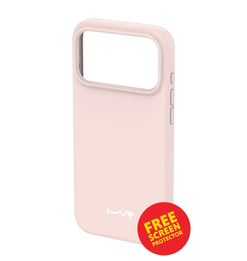 iPhone 17 Pro Case – Blush | MVR Liquid Silicone Soft-Touch Finish, Anti-Slip Grip image 0