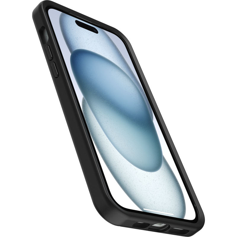 iPhone 15 Plus Magsafe Case – Black | OtterBox Symmetry Series, Soft Touch Protective Cover image 2