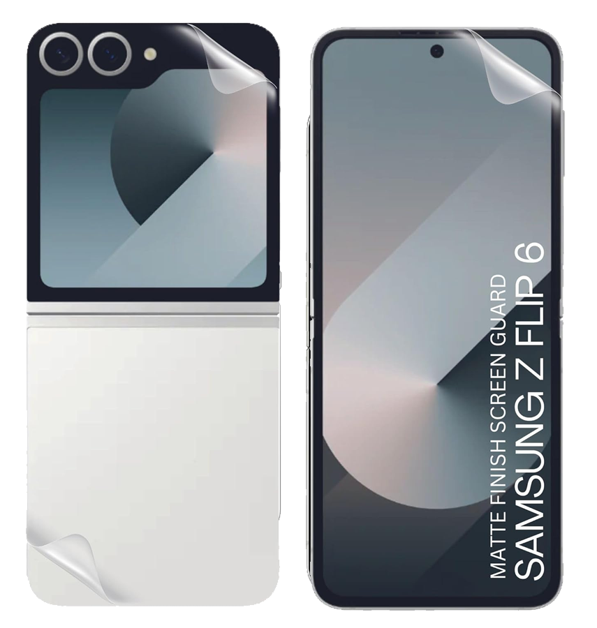 Samsung Galaxy Z Flip 6 Membrane (Front + Back) - Clear | Scratch-Resistant, Perfect Fit Design image 0