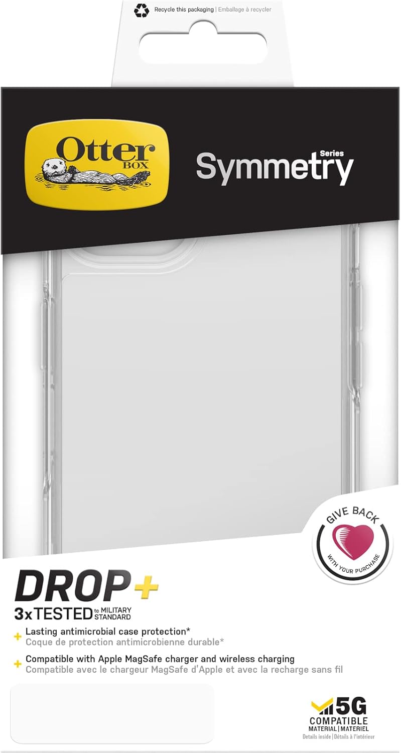 iPhone 13 Mini Case – Clear | OtterBox Symmetry Series Slim, Stylish & Protective Cover image 4