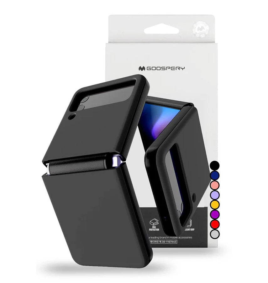 Samsung Galaxy Z Flip 5 Case - Black | Mercury Series Shockproof, Slim Protective Hard Back Cover image 0