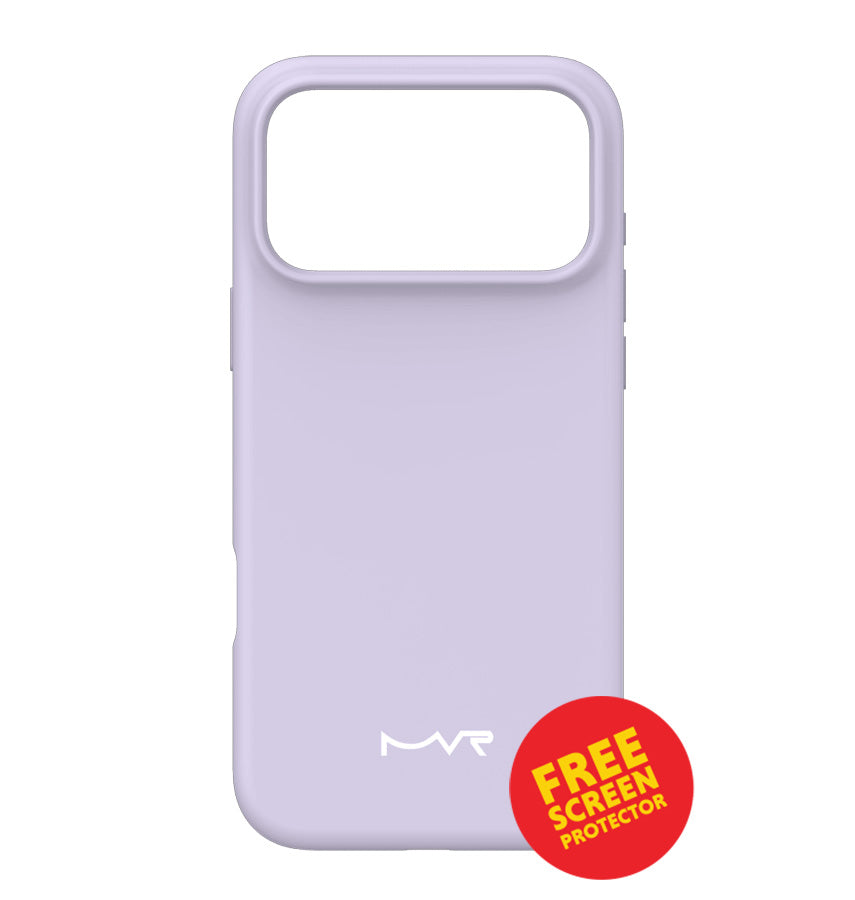 iPhone 17 Pro Case – Lavender | MVR Liquid Silicone Soft-Touch Finish, Anti-Slip Grip, Premium Protection image 0