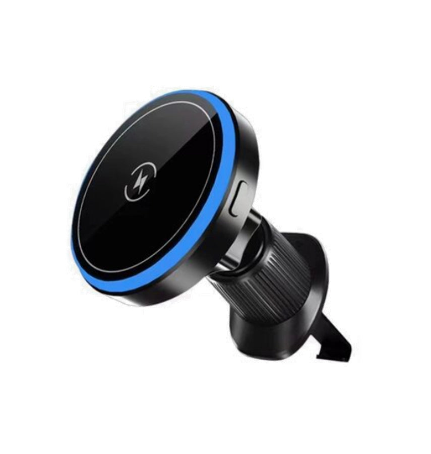 Beetle R8 MagSafe Wireless Car Charger – Black | Fast Charging Magnetic Holder with 360° Rotation image 0