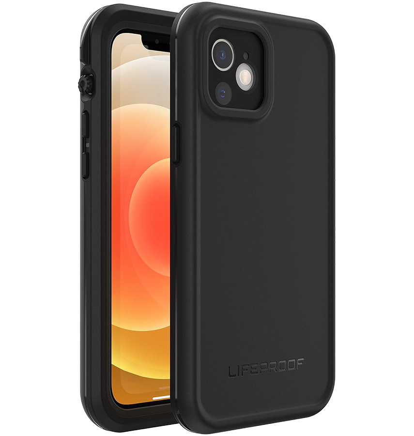 iPhone 12 Case - Black | Lifeproof FRE Waterproof & Shockproof Back Cover image 0