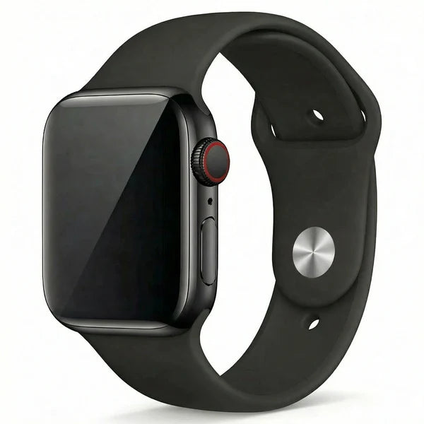 Apple Watch 38/40/41mm TPU Band – Black | Lightweight, Everyday Comfort
