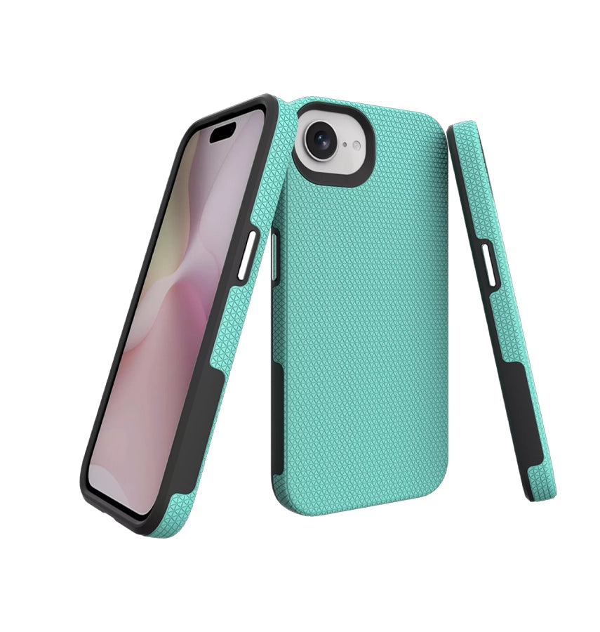 iPhone 16E Triangle MagSafe Case - Mint | Slim Protective Cover with Strong Magnetic Grip & Durable Design image 1