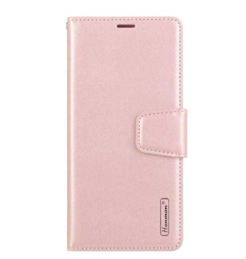 Samsung Galaxy S23 FE Hanman Diary Wallet Case - Rose Gold | Shockproof Protective Cover image 0