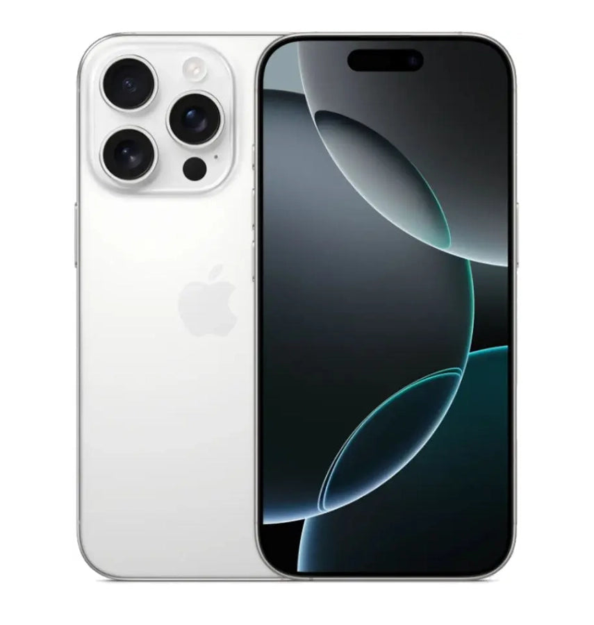iPhone 16 Pro Refurbished 128GB – White Titanium | Good Condition | 1-Year Warranty image 2