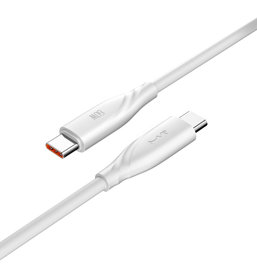 MVR Charging Cable - White |60W, 1m USB C, Fast Charging Cable image 2