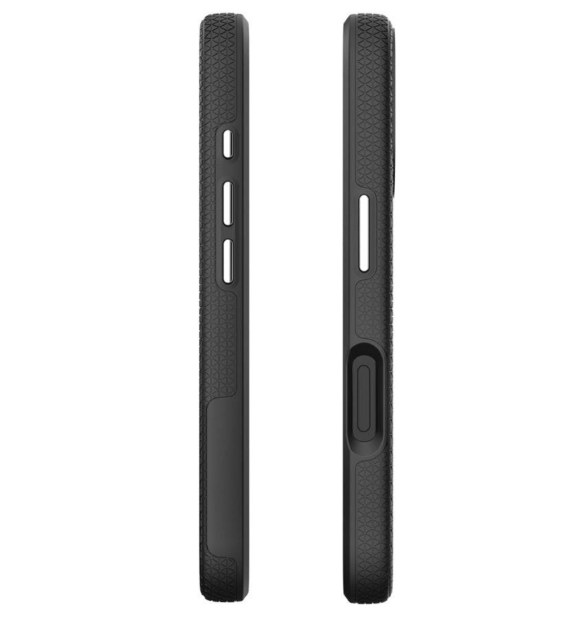 iPhone 16 Triangle Pattern MagSafe Case - Black | Rugged Shockproof Back Cover image 3