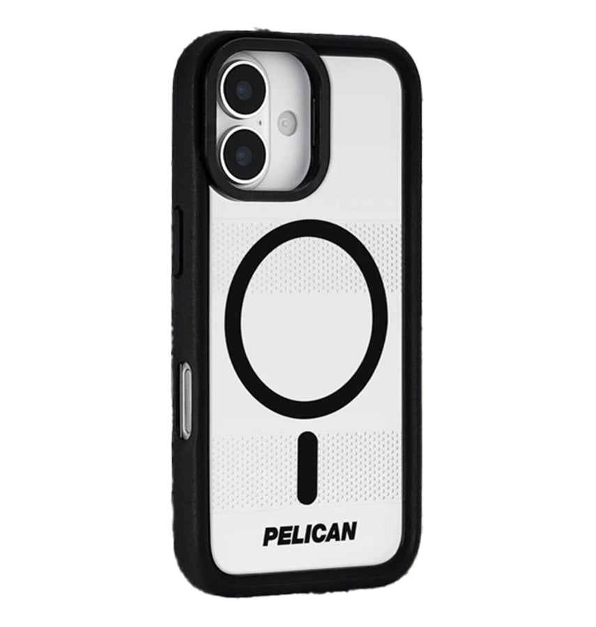 iPhone 17 Case – Clear/Black | Pelican Protector MagSafe Cover with Stand, Strong Grip & Built-In Kickstand image 1