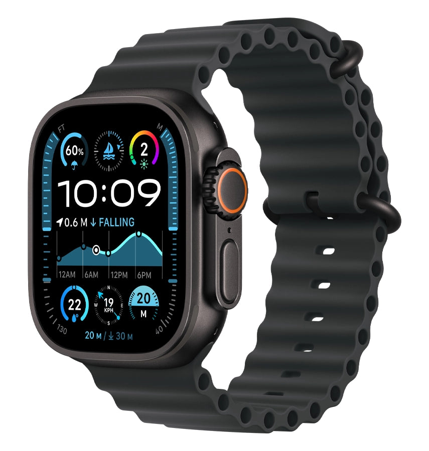 Apple Watch Ultra 2 49mm - Black | 360° Case - Matte Glass Shockproof Protection image 0