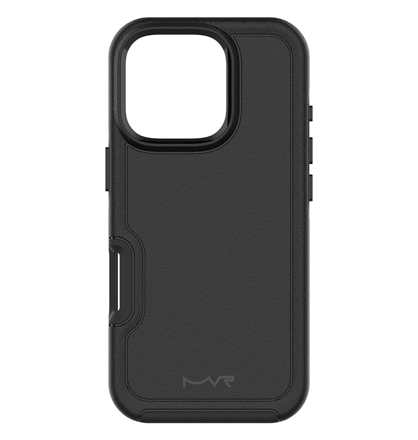 iPhone 16 Pro MVR Armour Matte Case - Black | Rugged Shockproof Back Cover image 0