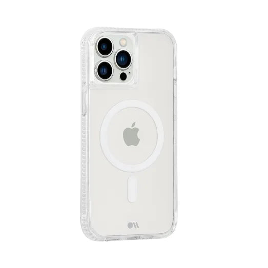 iPhone 13 Pro Tough Plus MagSafe Antimicrobial Case – Clear | Case-Mate Heavy-Duty Protection, Drop Resistant, Wireless Charging Compatible image 2
