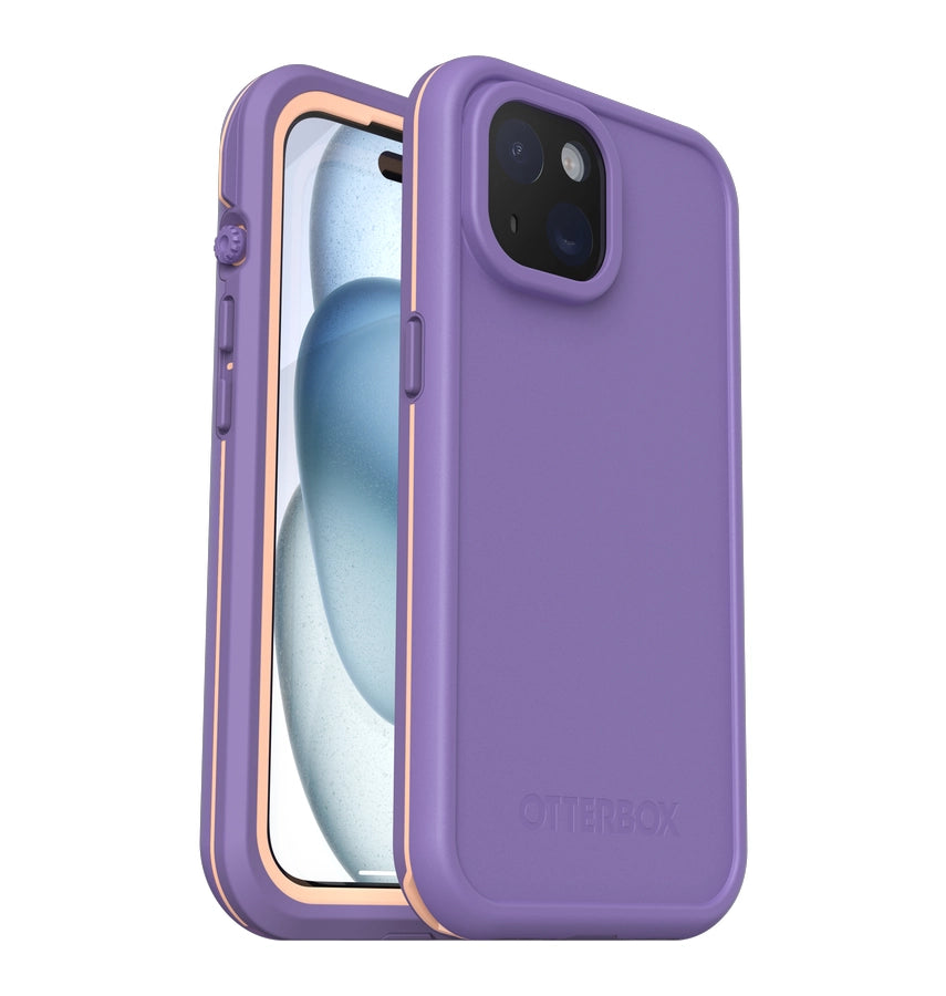 iPhone 15 Magsafe Case – Purple | OtterBox Fré Series, Waterproof Protection Back Cover image 0
