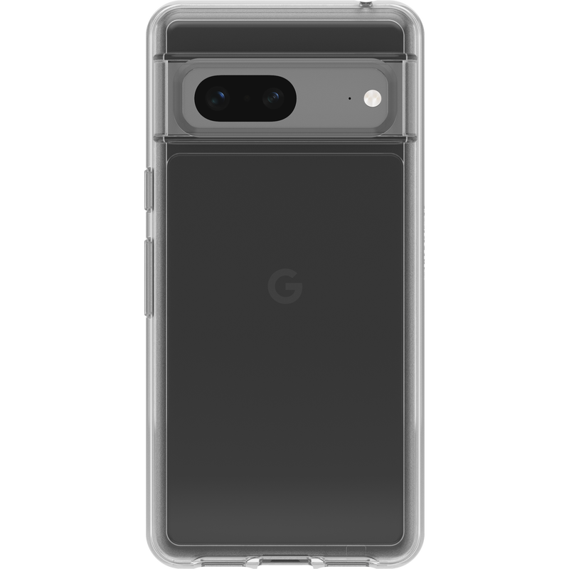 Google Pixel 7 Case - Black | OtterBox Symmetry Series, Scratch-Resistant Rugged Protective Back Cover image 1
