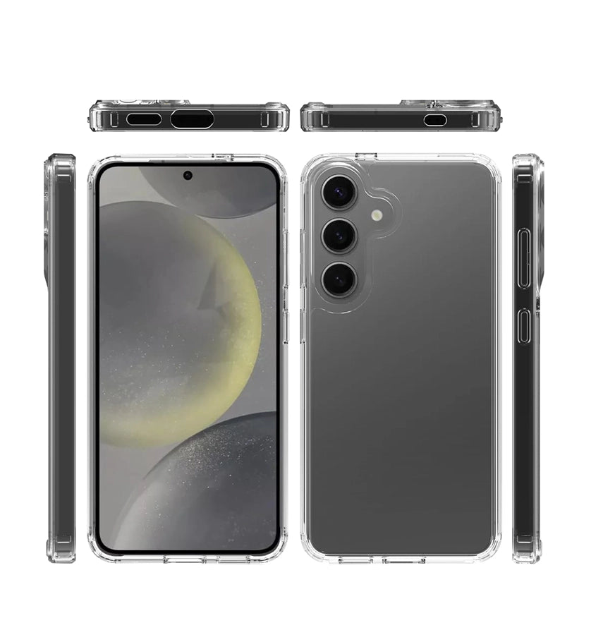 Samsung S25 Plus 1.5mm Hard Case - Clear | Slim Transparent Protective Cover with Shock Absorption image 1