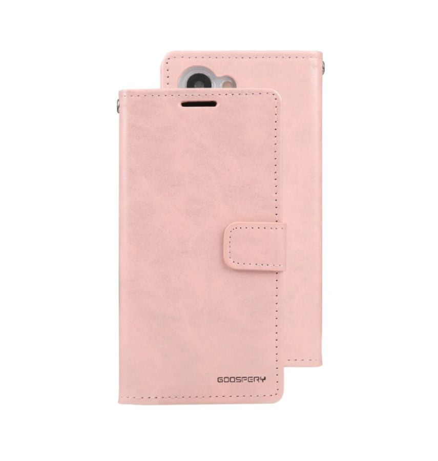 Samsung Galaxy S24 Wallet Case - Rose Gold | Mercury Bluemoon Flip Cover image 0