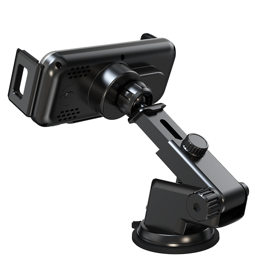 MVR Z1 15W Wireless Charging Car Holder with 90-Degree Rotation - Black image 4