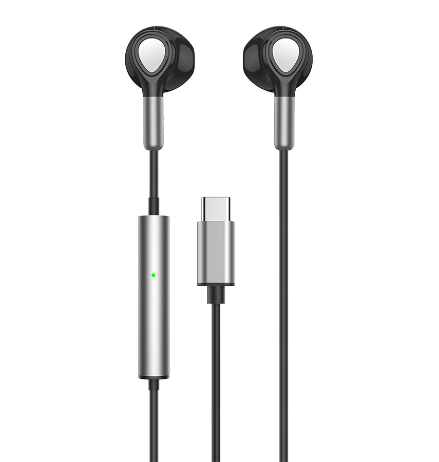 MVR Type-C Earphones – Black | Wired In-Ear Design, Clear Audio, Comfortable Fit, Noise Isolation for Everyday Use image 2