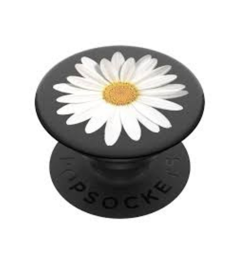PopSockets Swappable PopGrip - White Daisy image 0