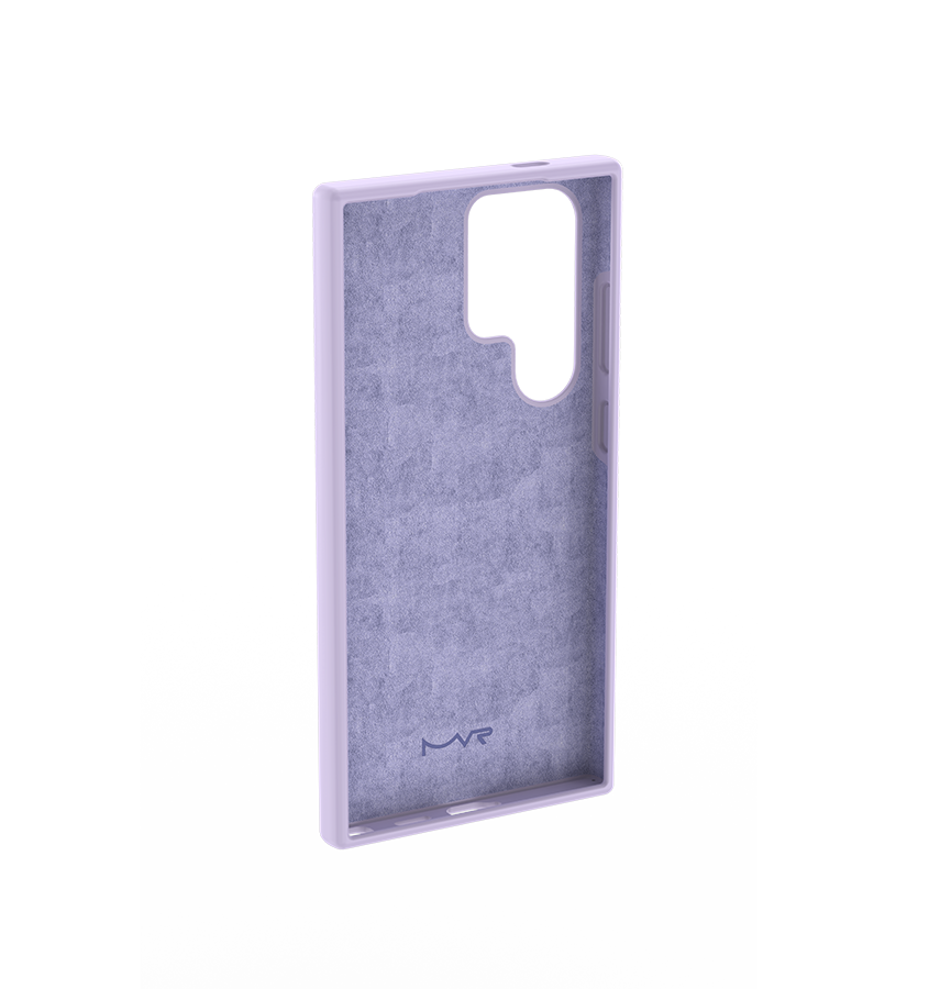 Samsung Galaxy S24 Ultra Liquid Silicone Case - Lavender | Anti – Slip & Protective Cover image 3