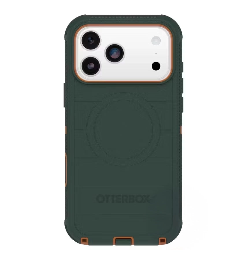 iPhone 17 Pro Max MagSafe Case – Cprsmth Green | OtterBox Defender Pro Rugged Protective Cover with Camera Control image 0