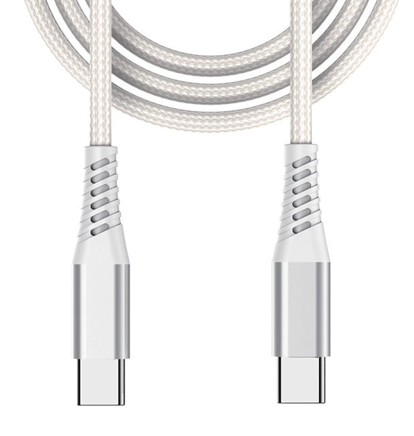 Beetle 3m USB-C to USB-C Charging Cable (M-2) - White | Long High-Speed Charge & Sync Cable image 0