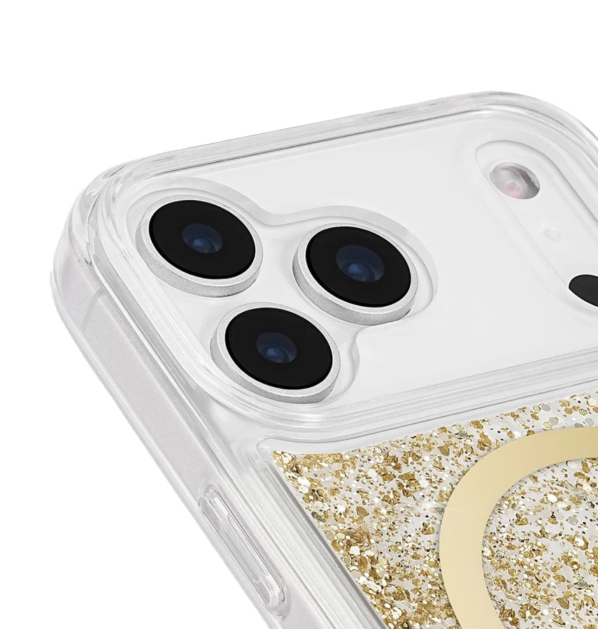 iPhone 17 Pro Max MagSafe Case – Gold | Case-Mate Waterfall Elegant Gradient Design, Slim Fit, MagSafe Compatible image 3