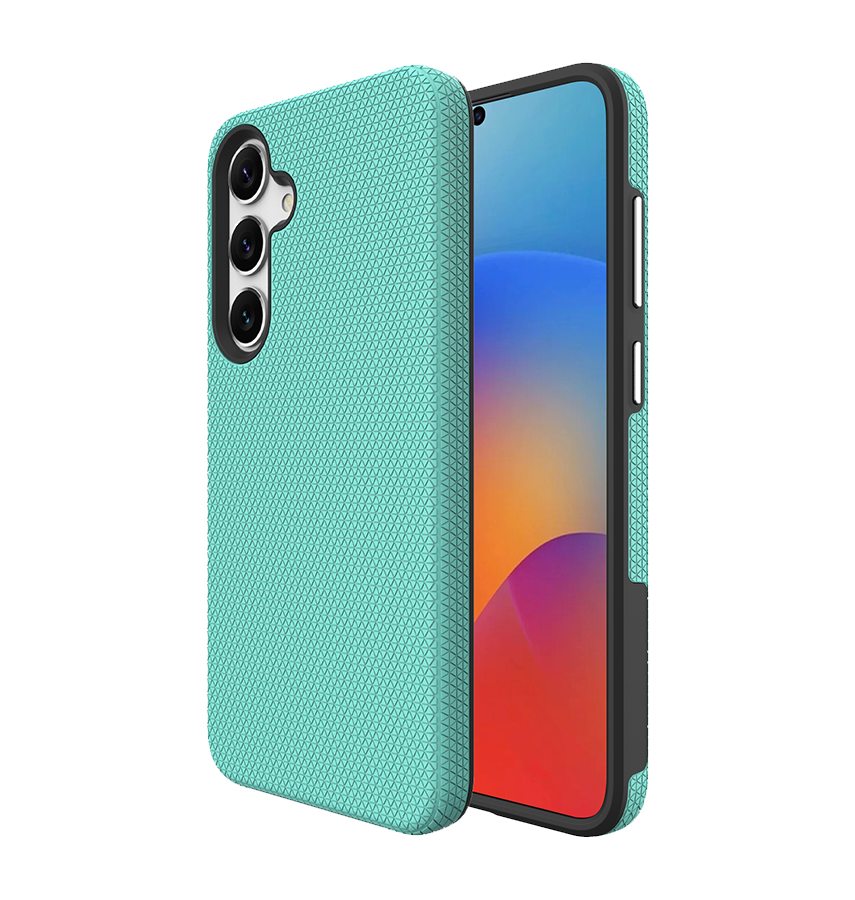 Samsung Galaxy S25 Plus MagSafe Case - Mint |Triangle Texture Rugged Shockproof Cover image 0