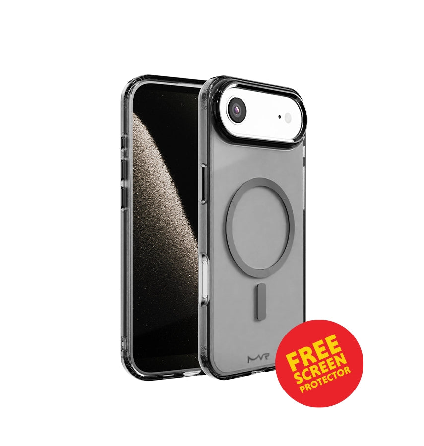 iPhone 17 Air Impact IMD Case – Black | MVR Durable IMD Design, Scratch Resistant, Lightweight Protection image 0