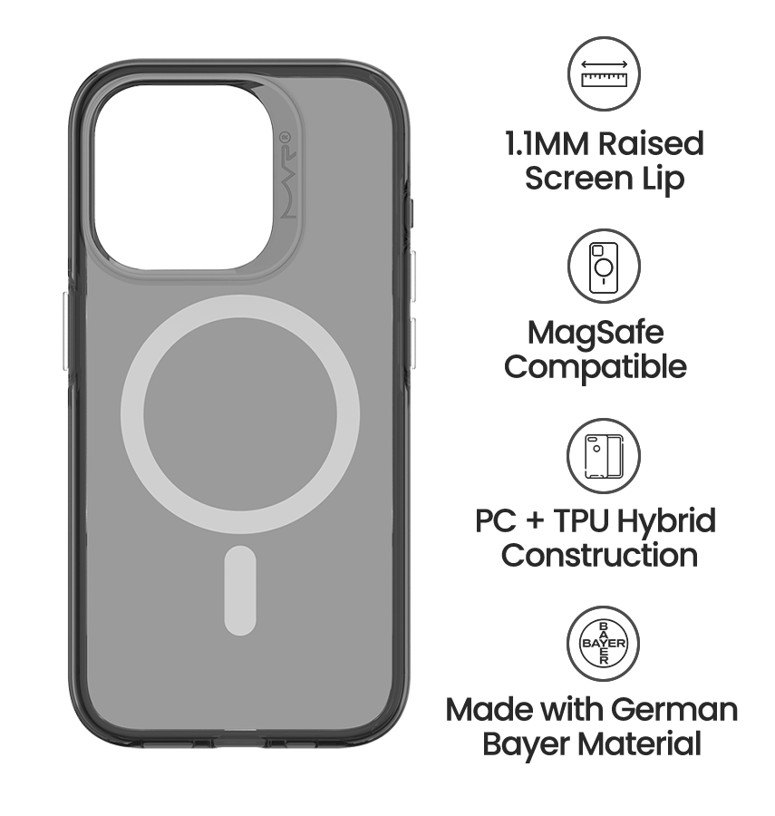 iPhone 15 Pro Max MVR Nova Back Cover - Jet Black image 3