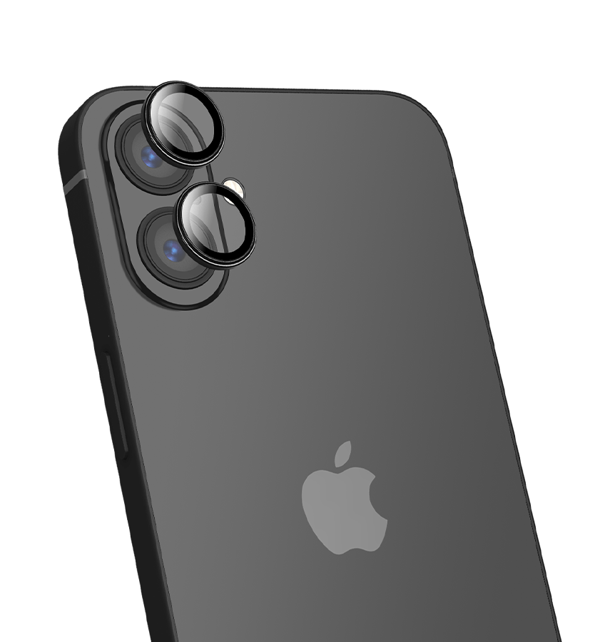 iPhone 16/16 Plus MVR Sapphire Camera Armour - Black | Scratch-Resistant, Perfect Fit Design image 0