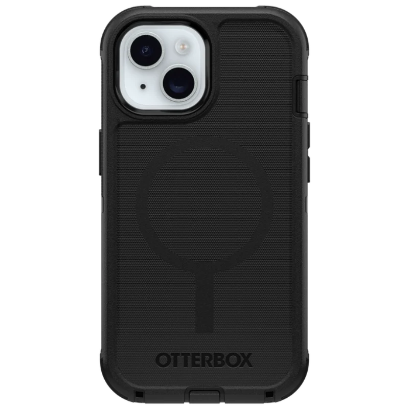iPhone 13/14/15 Magsafe Case – Black | OtterBox Defender MagSafe Rugged Protection Back Cover