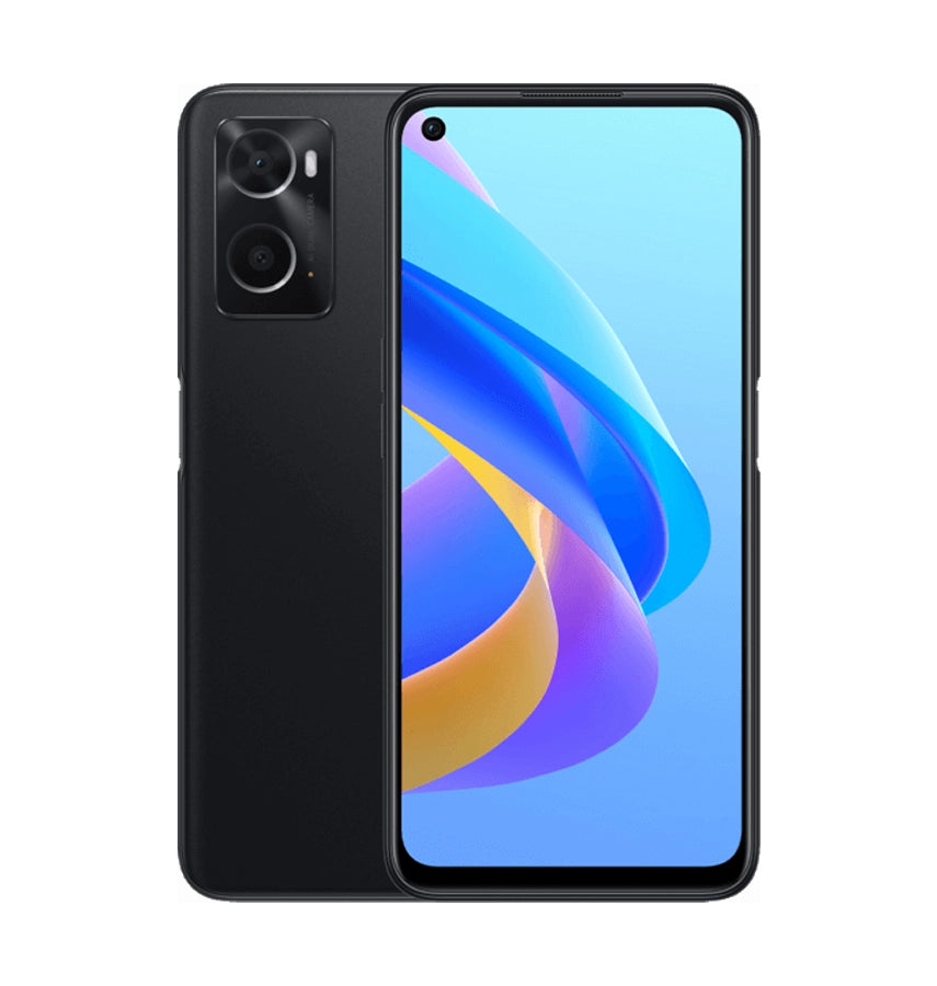 OPPO A76 - Black | Dual SIM 128gb ROM + 4GB RAM 6.56" Display | 5000mAh Battery Smartphone image 0