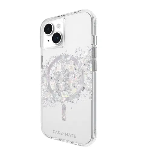 iPhone 15 Case-Mate Karat Magsafe Back Cover - Touch Of Pearl image 2