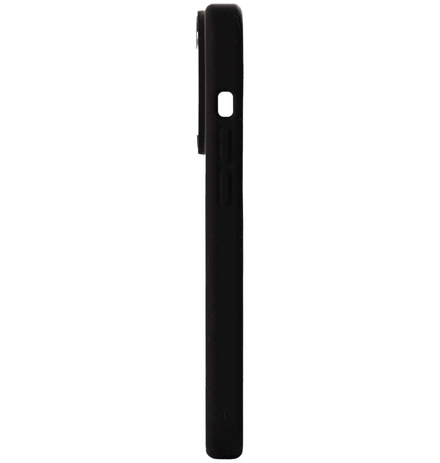 iphone 15 Plus MVR Liquid Silicone Case - Black | Soft Touch Protective Cover image 2