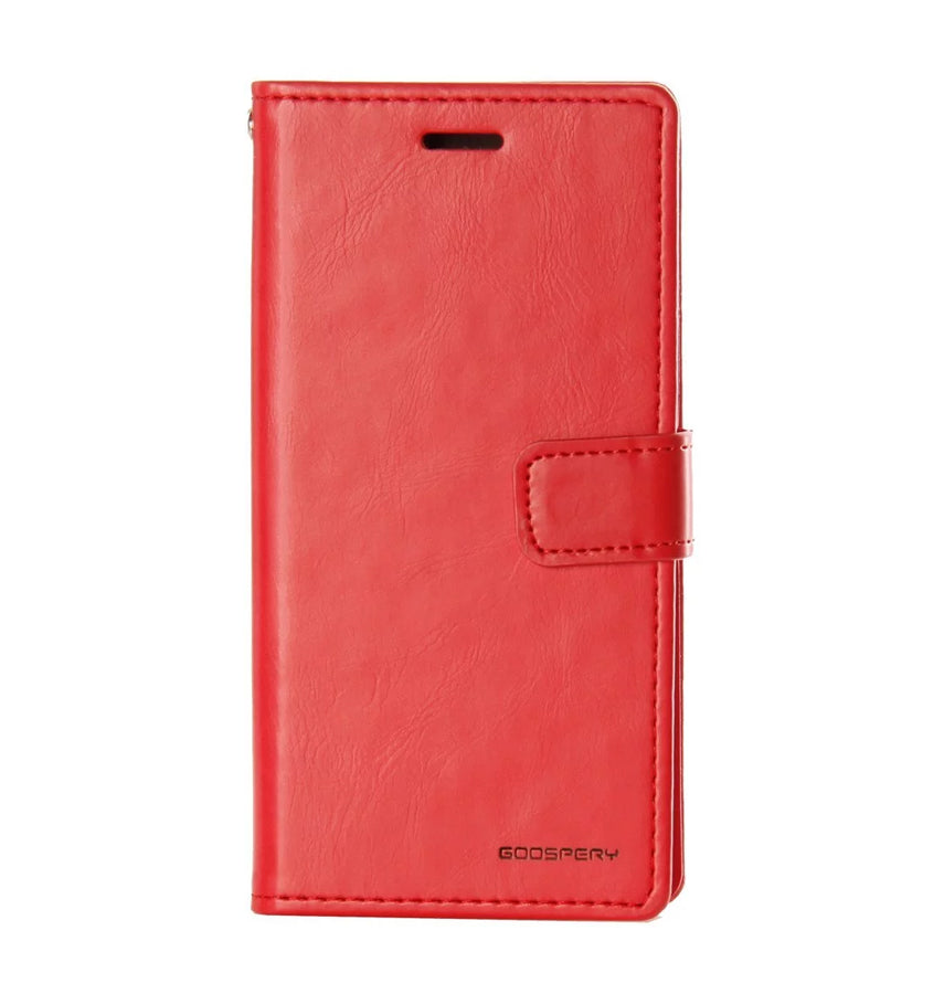 iPhone 6/6s/7/8/ SE (2nd Gen) Mercury Bluemoon Diary Wallet Flip Case - Red | Shockproof Protective Cover image 0