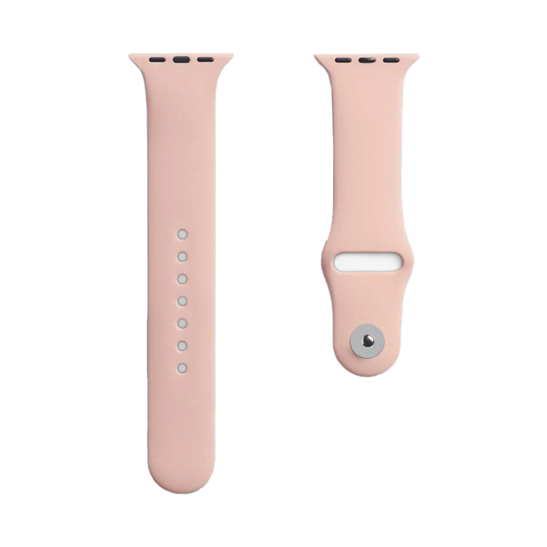 Apple Watch 42/44/45mm TPU Band – Pink Sand | Sport Stretchable Comfortable Strap, Lightweight image 0