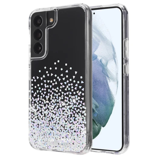 Samsung S22 Case – Diamond | Case-Mate Twinkle Ombre Cover – Glitter Gradient, Antimicrobial & Shock Resistant image 3