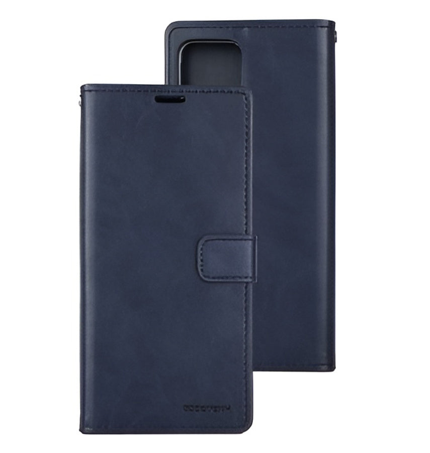 iPhone 13 Pro Mercury Bluemoon Diary Wallet Flip Case - Navy | Shockproof Protective Cover image 0