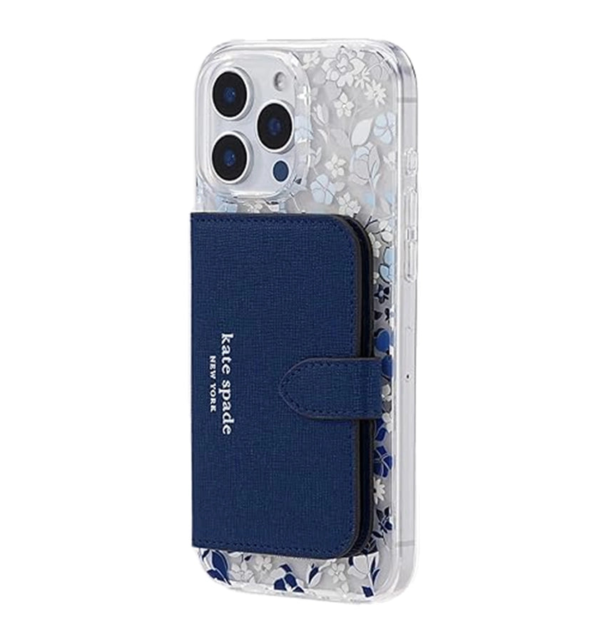 Kate Spade Morgan Magnetic Wallet MagSafe – Navy | Stylish & Durable iPhone Wallet with Secure Magnetic Attachment image 1