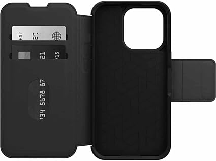 iPhone 14 Pro Case – Black | OtterBox Strada Series, Soft Touch Protective Cover image 4