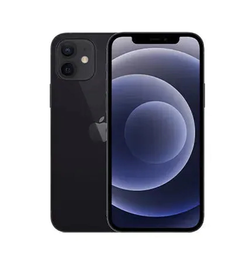iPhone 12 – Black| Apple Refurbished Series, 128GB Storage, 1-Year Warranty Included image 0