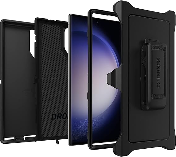 Samsung Galaxy S23 Ultra OtterBox Defender Back Cover Case - Black image 5