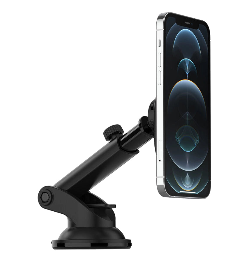 Car Dash & Windshield Mount MagSafe - Black | Otterbox Adjustable & Extendable, Portrait or Landscape Mode image 0