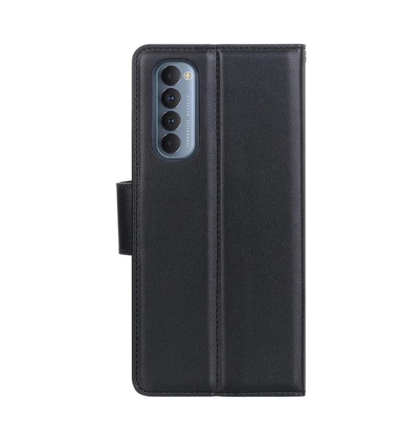 Samsung Galaxy A25 Wallet Flip Case - Black | Hanman Diary Shockproof Protective Back Cover image 0