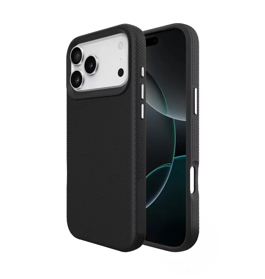 iPhone 17 Pro Triangle MagSafe Case – Black | Stylish Geometric Design, Slim Fit, Magnetic Charging Ready image 0
